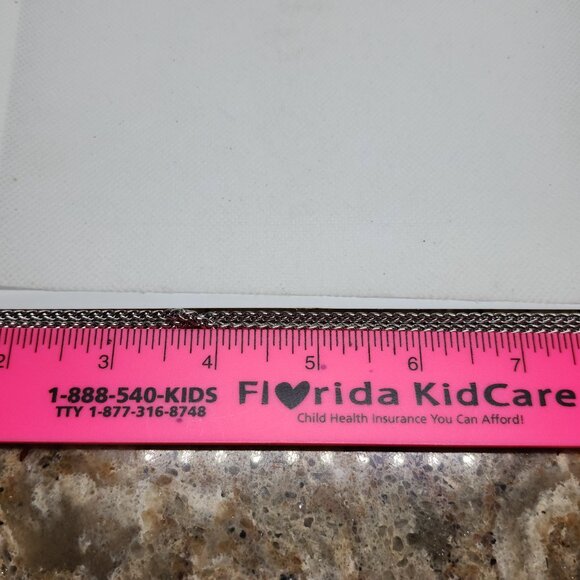 Wheat chain necklace and bracelet set 20" & 7" in 316L Stainless Steel 3mm wide - Picture 5 of 5